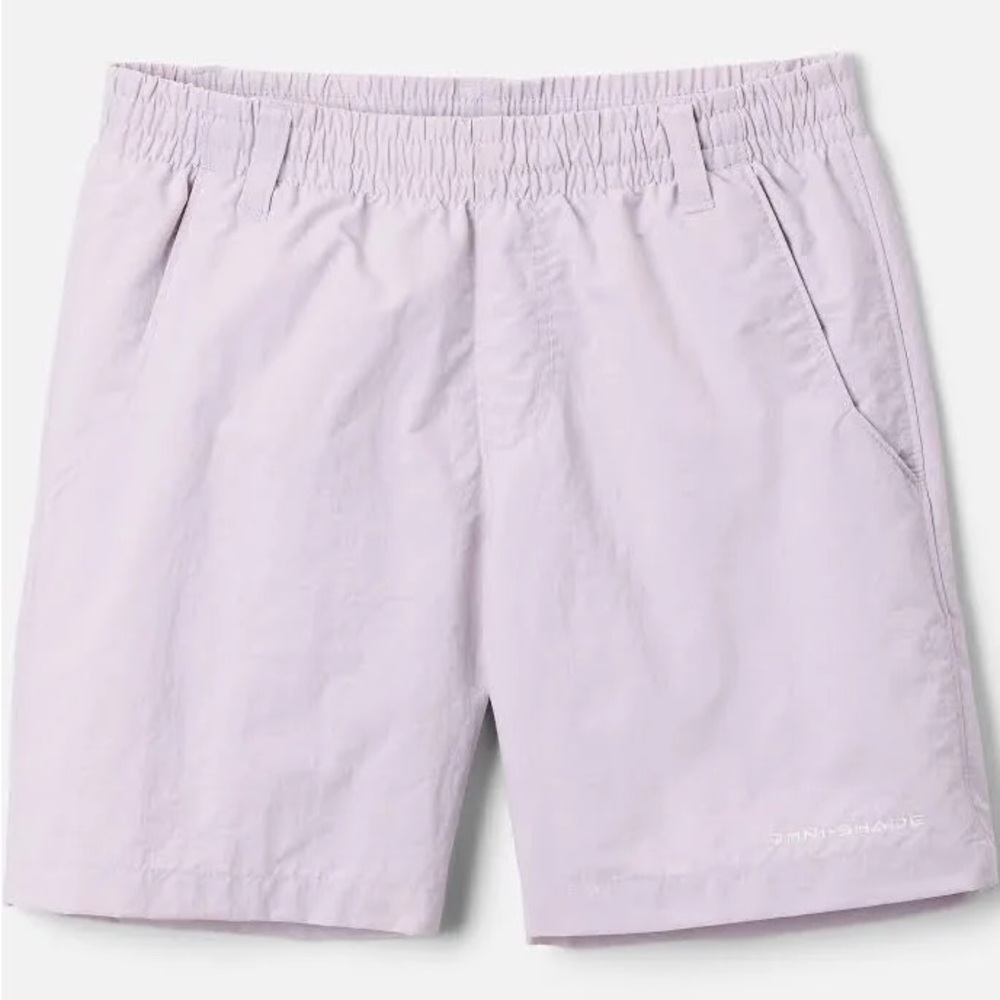 NWT! Columbia Boys' PFG Backcast II Shorts - Lavender Pearl